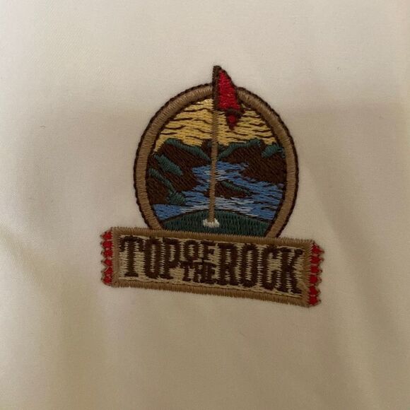 Mens Under Armour Golf Jacker With Fold-Away Hood & Rop of the Rock Emblem, Whit - Picture 4 of 11